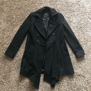 All Saints Tapered Peacoat
